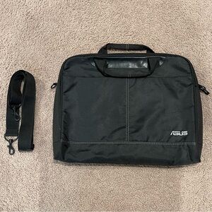 ASUS Black Nereus Carry Laptop Bag with Adjustable Removable Strap